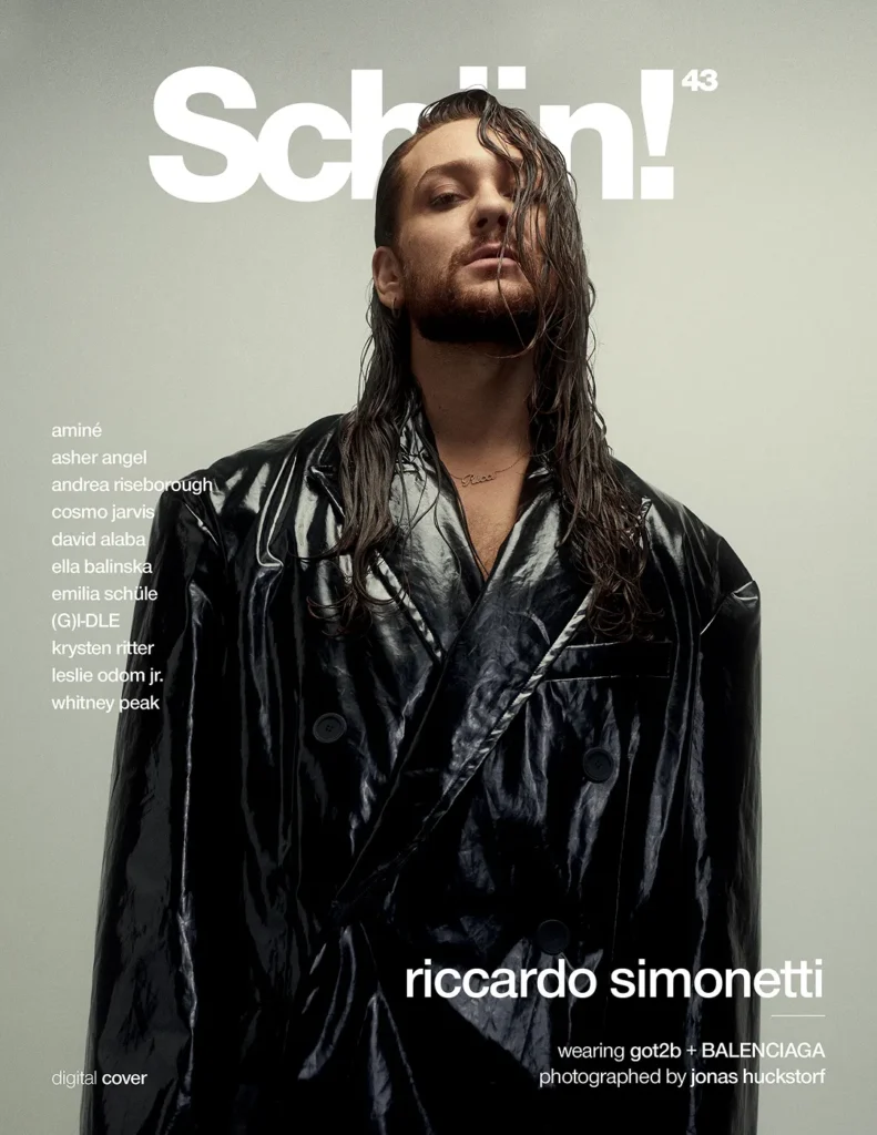 Riccardo Simonetti auf dem Cover von Schön! Magazin.